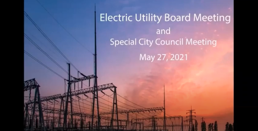 EUB Special Meeting May 2021