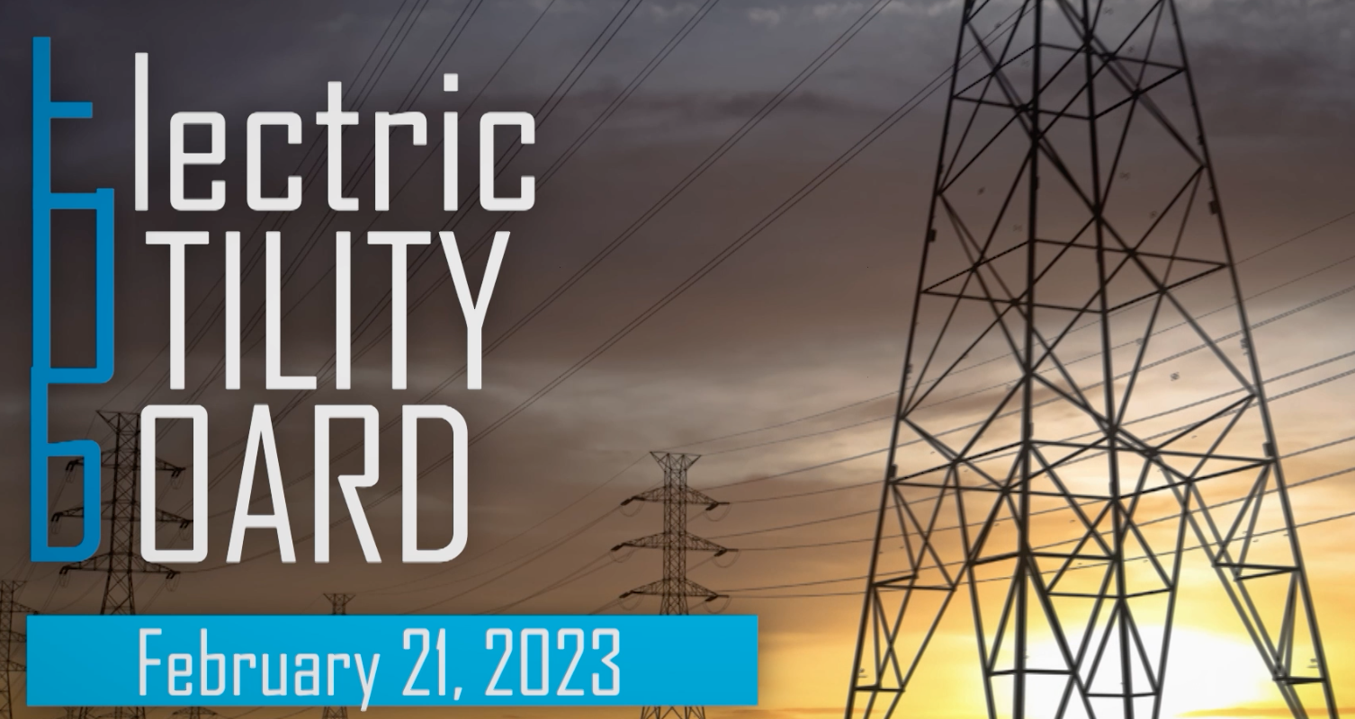 Electric Utility Board February 2023